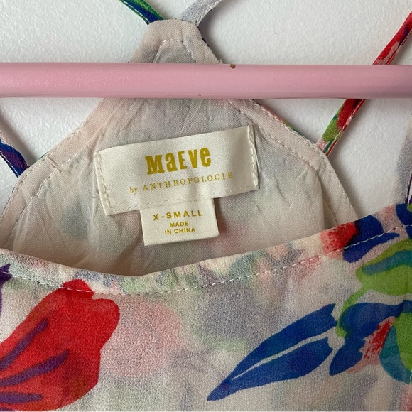 Anthropologie Maeve Floral Tank Top - Picture 2 of 5